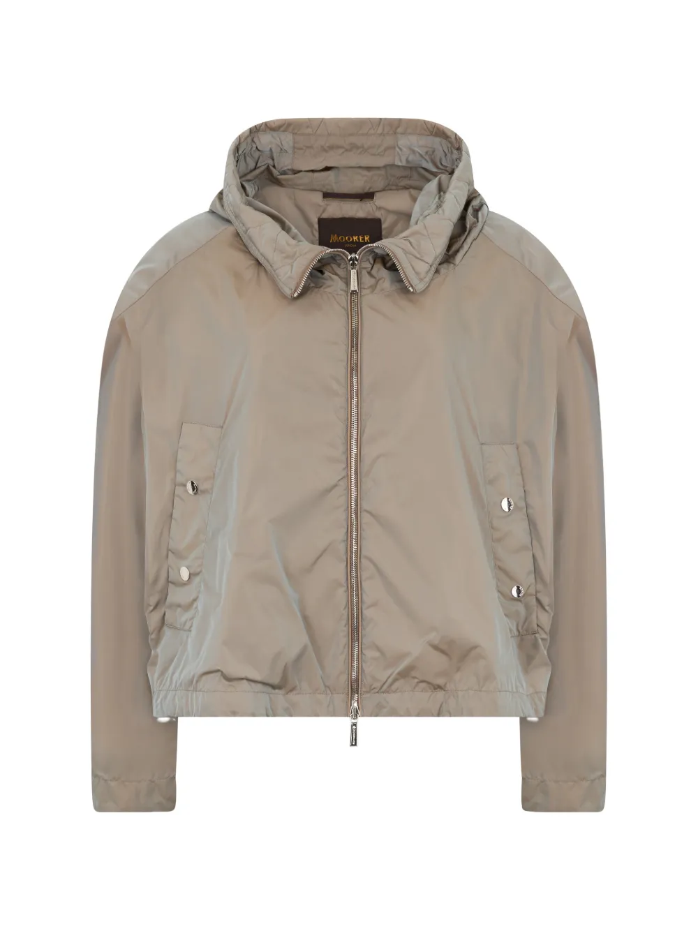 Moorer hooded zip jacket - Toni neutri