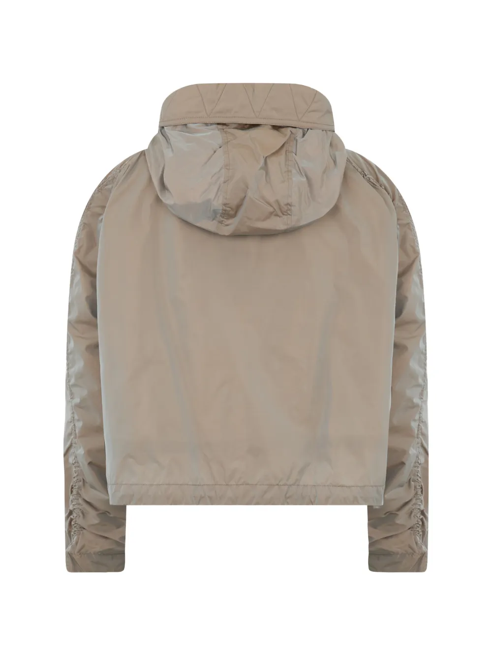 Moorer Jack met capuchon en rits Beige