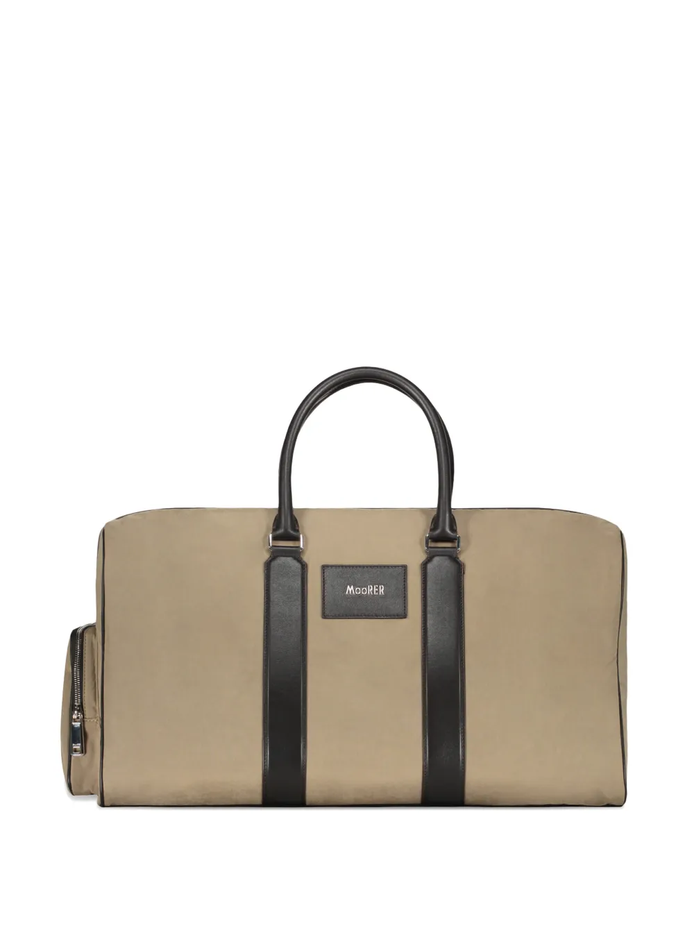 Moorer Nevilles logo-appliqué travel bag - Toni neutri