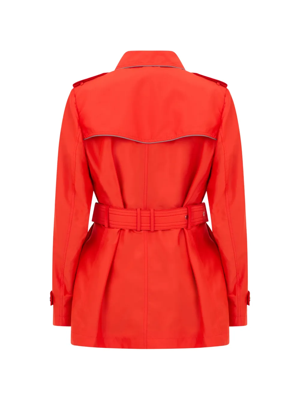 Moorer Trenchcoat met dubbele rij knopen Rood