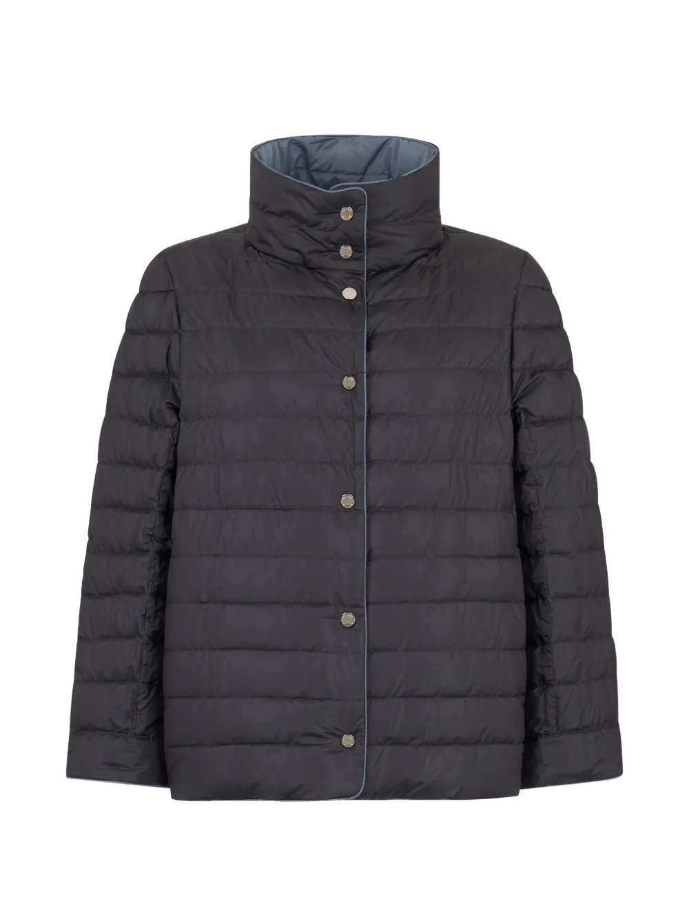 Moorer Cindy high-collar padded jacket - Blu