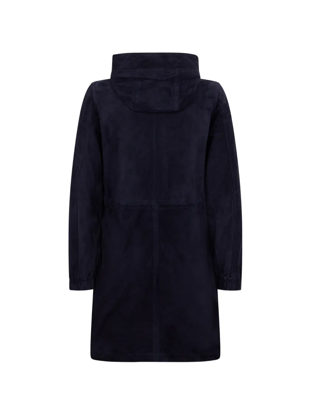Moorer Antibes parka met kraag met knopen Blauw