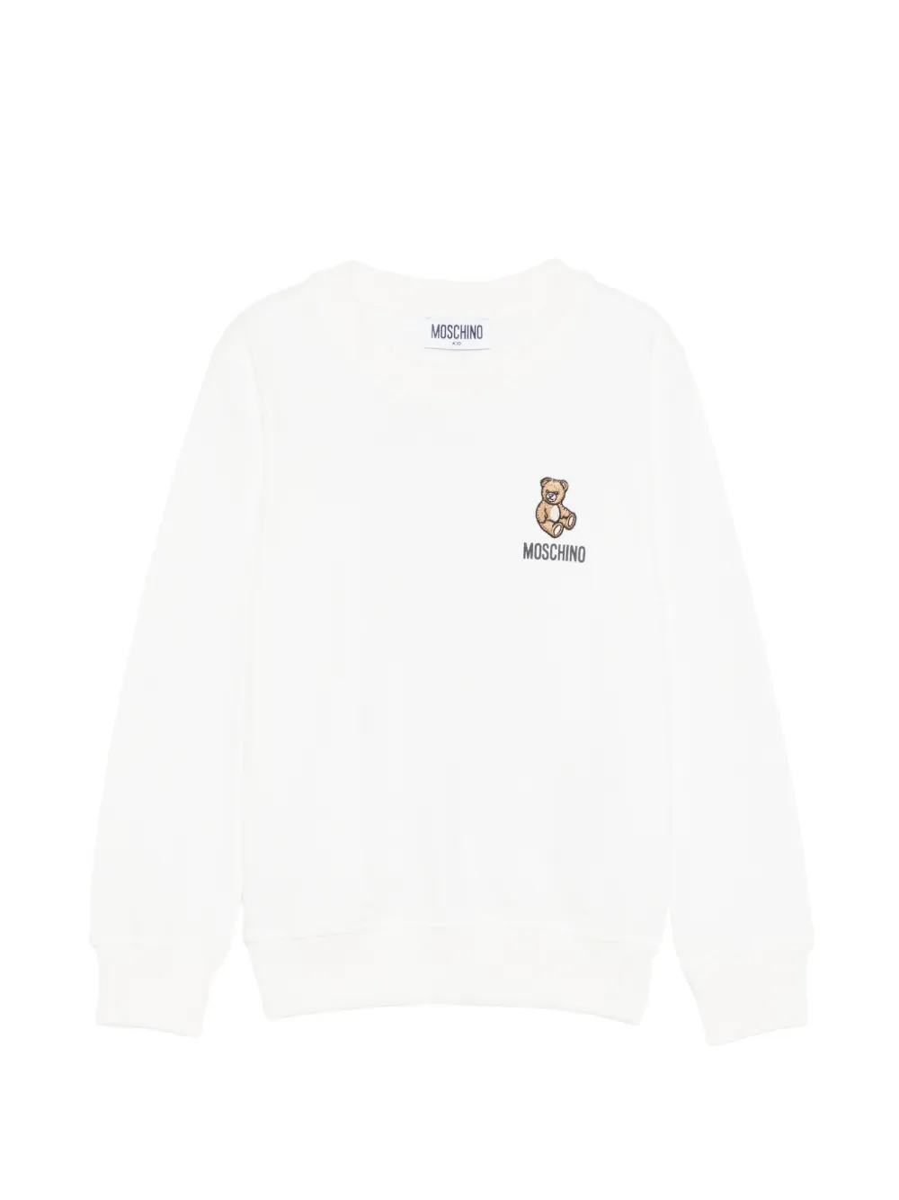 Moschino Kids bear graphic sweatshirt - Bianco