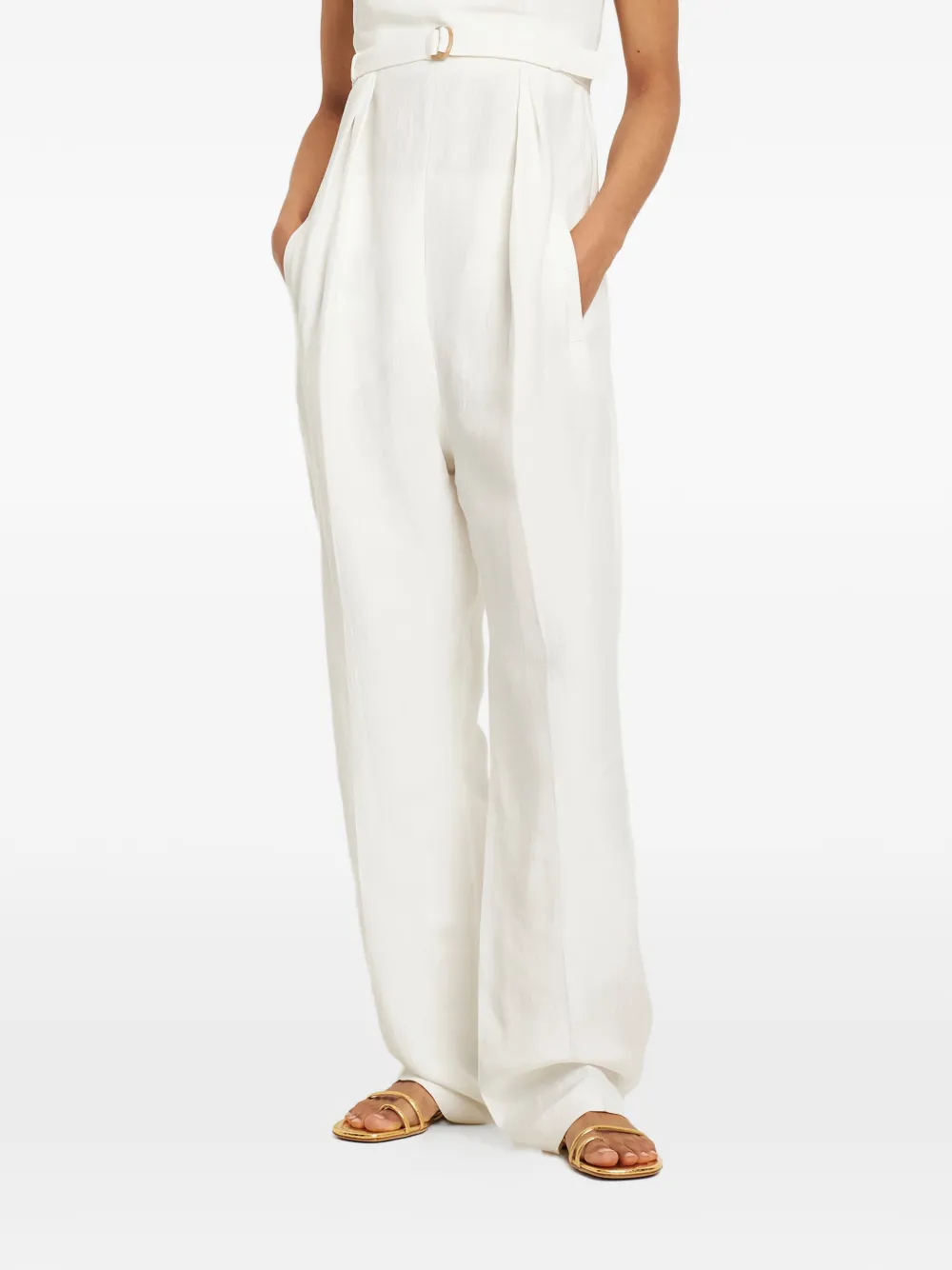 Michael Kors Patti platte sandalen Goud