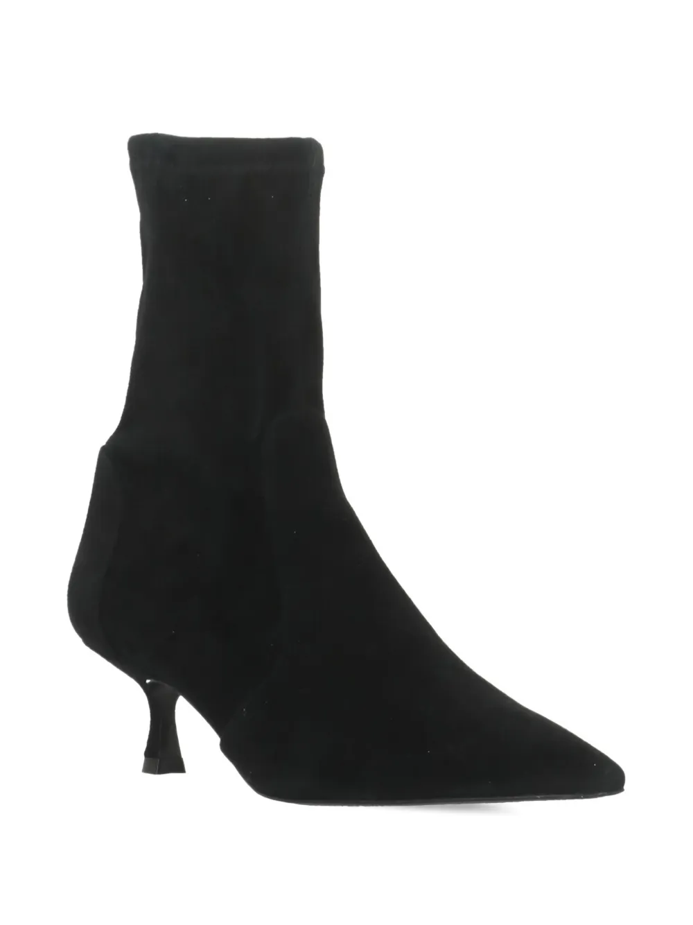 Stuart Weitzman arrow toe booties Zwart