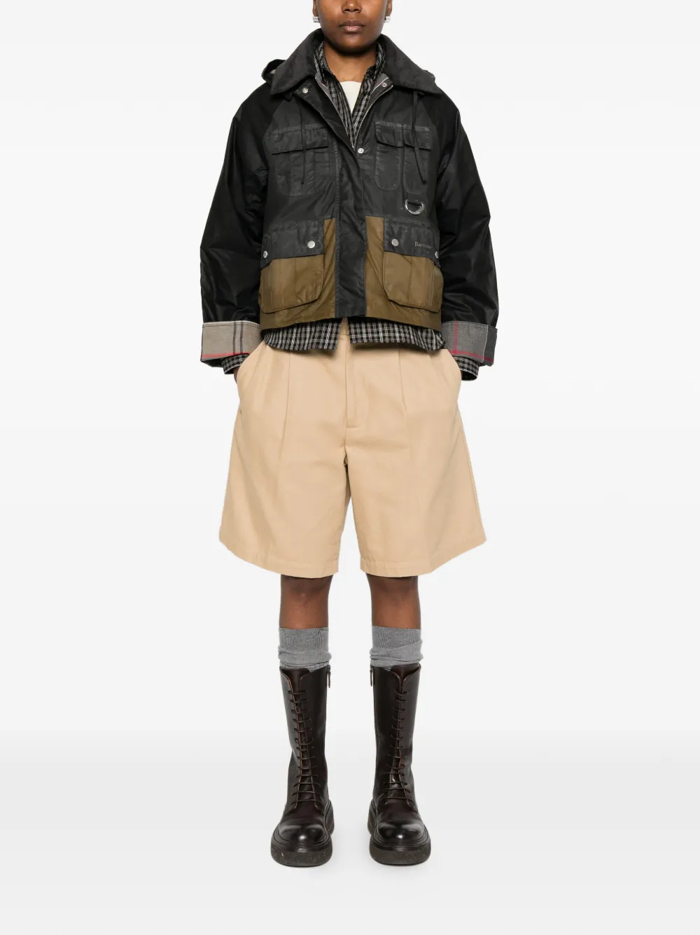  Barbour Liza Hooded Jacket - Black 