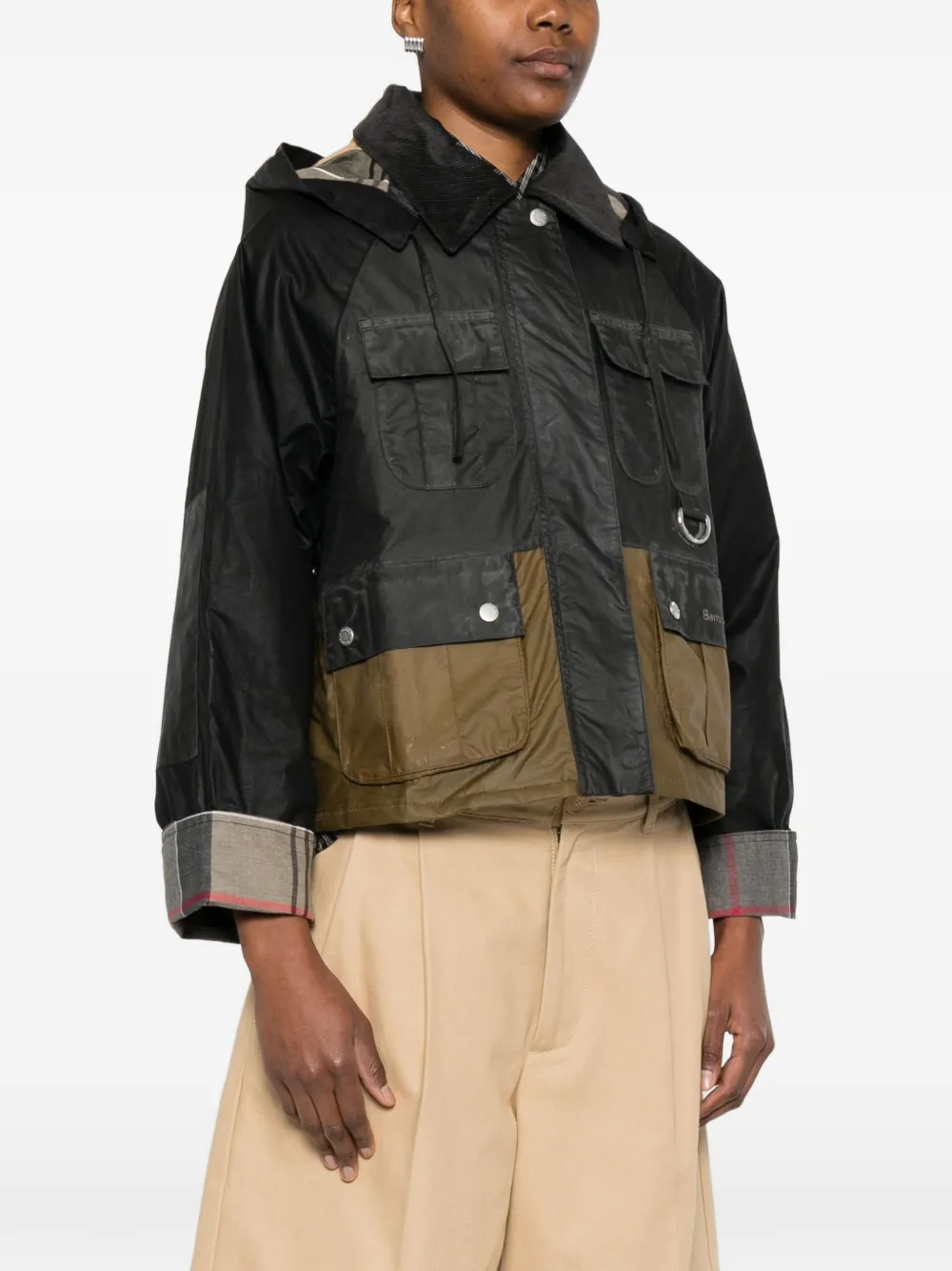  Barbour Liza Hooded Jacket - Black 