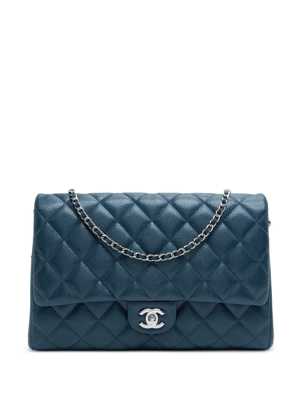CHANEL Pre-Owned 2014-2015 Classic Double Flap shoulder bag - Blu