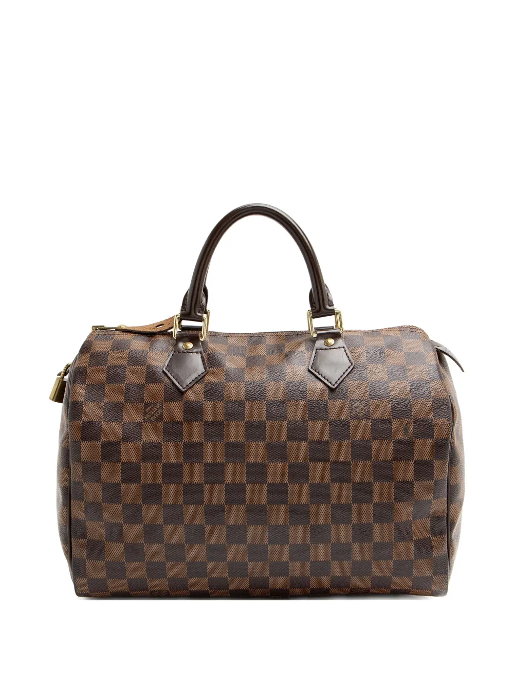 Louis Vuitton Pre-Owned 2012 30 Speedy Damier Ebène tote bag - Marrone