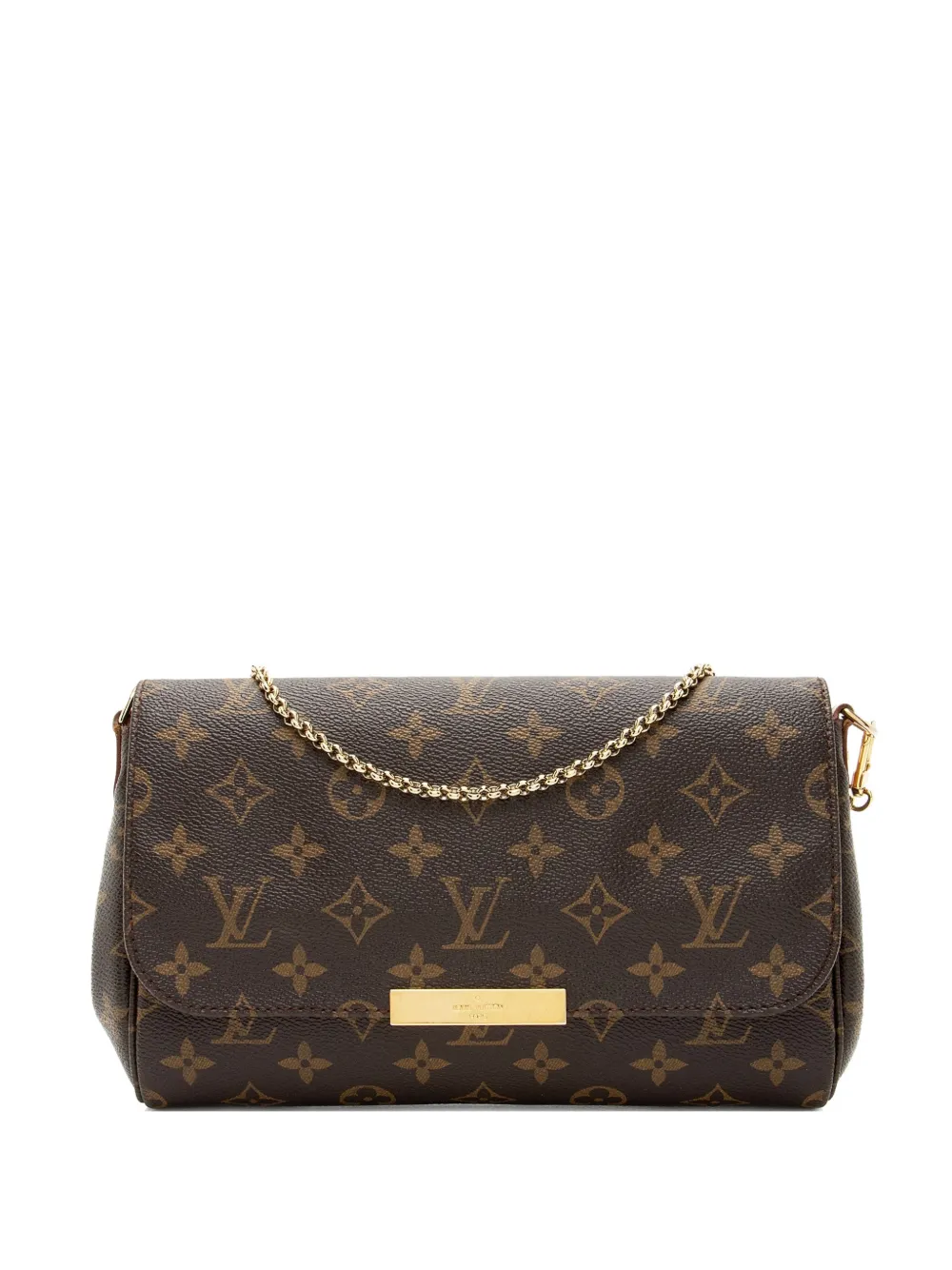 Louis Vuitton Pre-Owned 2015 MM Favorite Monogram coated-canvas shoulder bag - Marrone