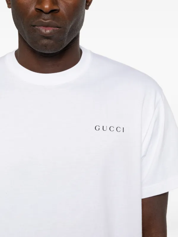 Gucci logo-print T-shirt | White | FARFETCH ZA