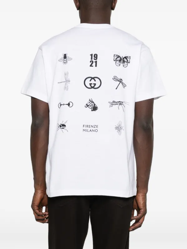Gucci logo-print T-shirt | White | FARFETCH ZA