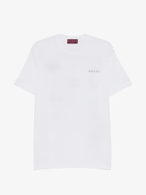 Gucci camiseta con logo estampado