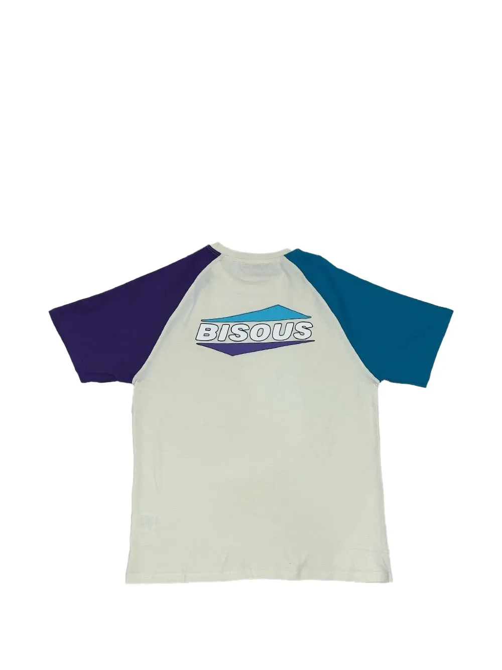  Bisous Skateboards Repsol Panelled T-shirt - Neutrals 