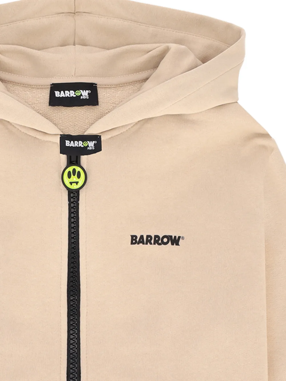 Barrow kids Hoodie met rits Beige