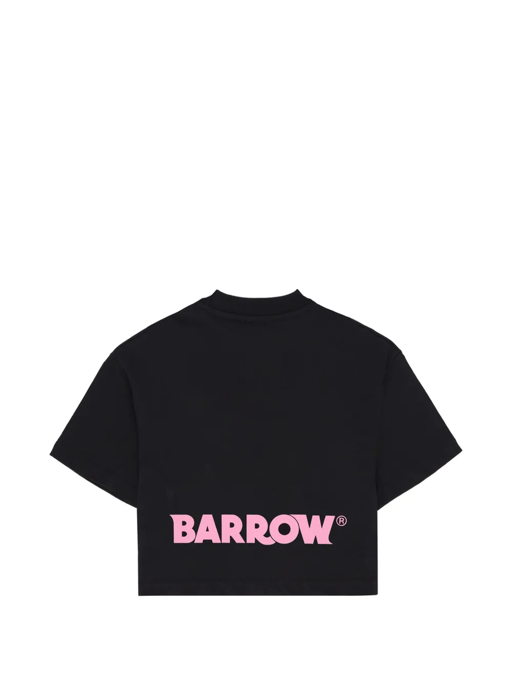 Barrow kids Boxy jersey T-shirt Zwart