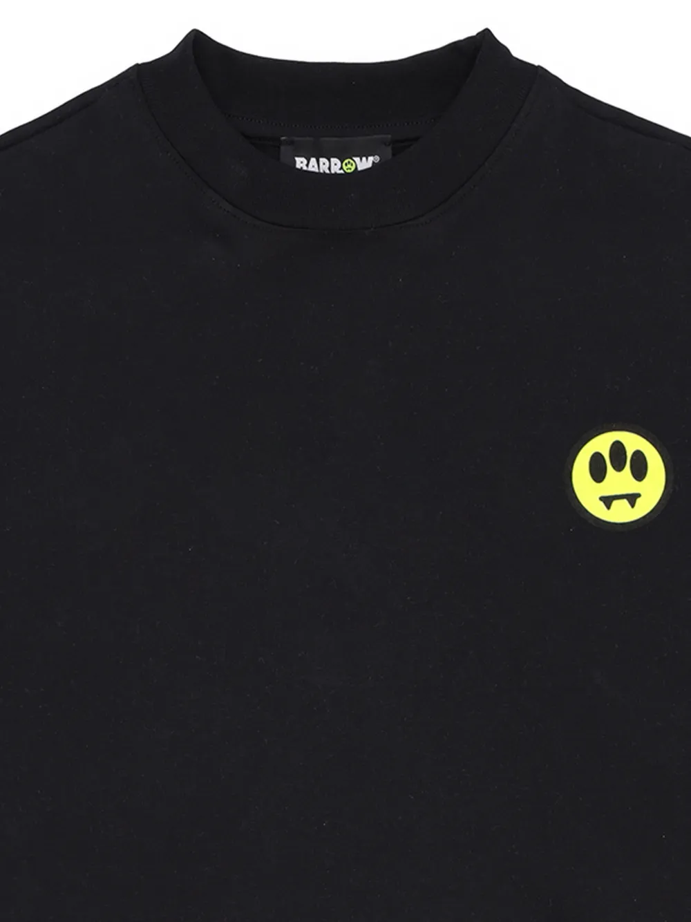 Barrow kids Boxy jersey T-shirt Zwart