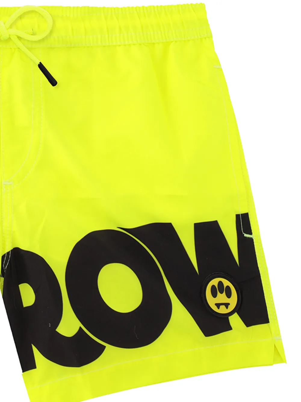 Barrow kids Shorts met logo Geel