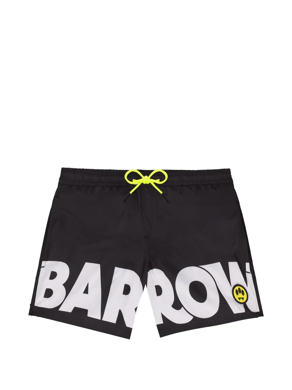 Barrow kids drawstring graphic swim shorts - Nero