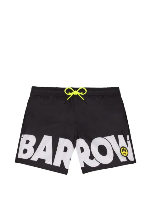 Barrow kids drawstring graphic swim shorts