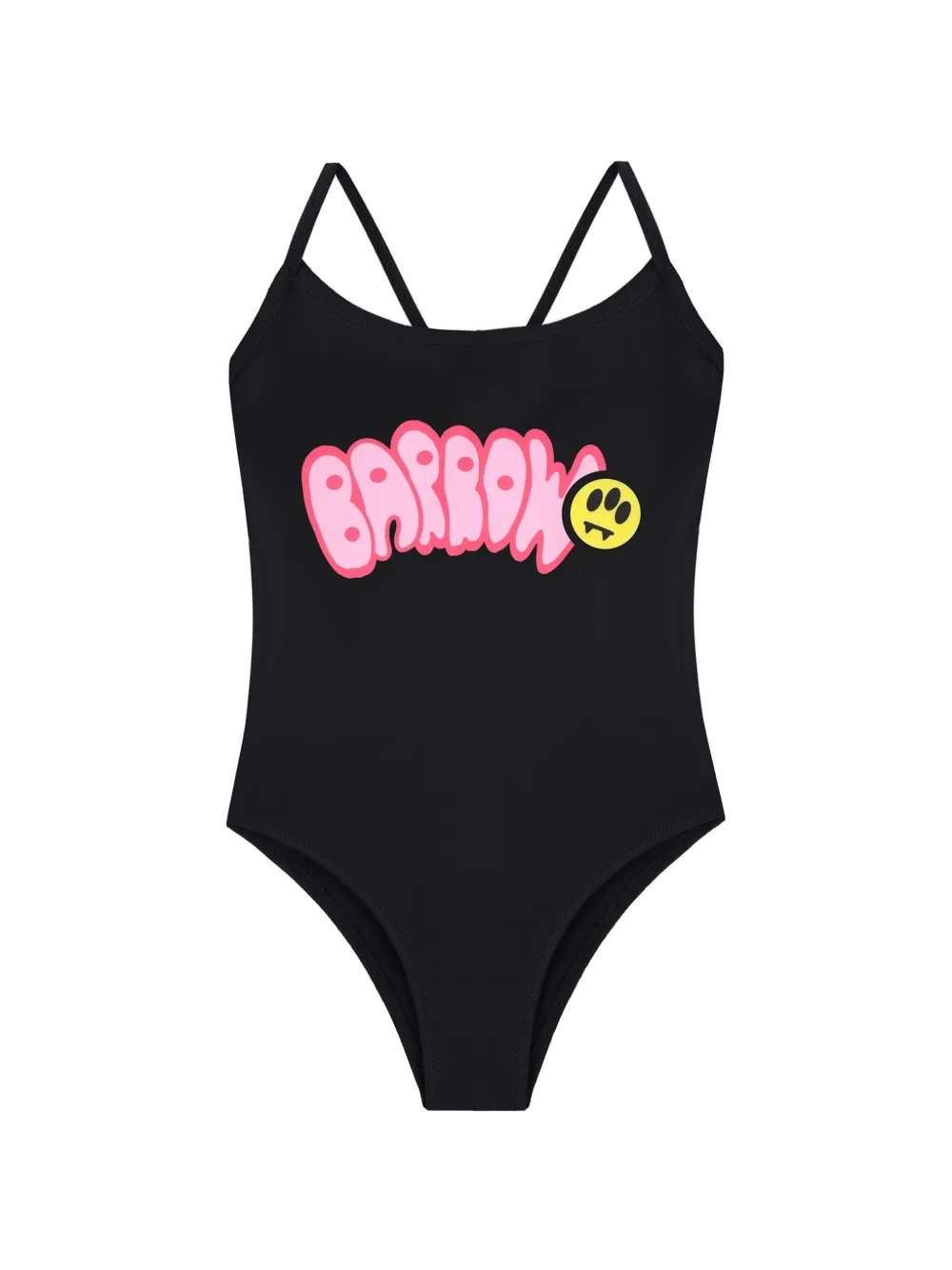 Barrow kids logo swimsuit - Nero