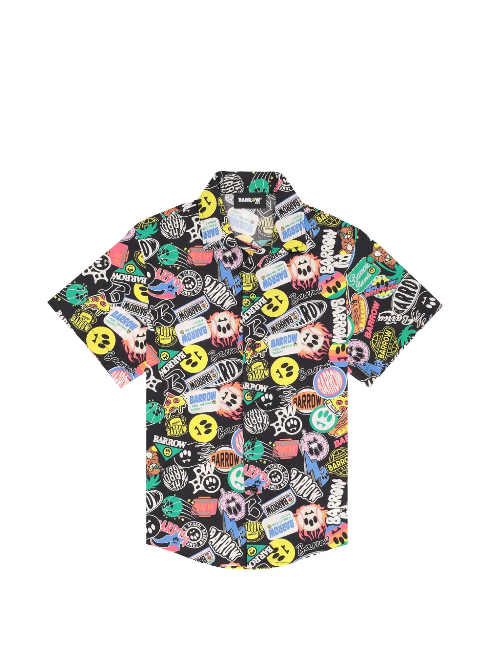 Barrow kids printed shirt - Nero