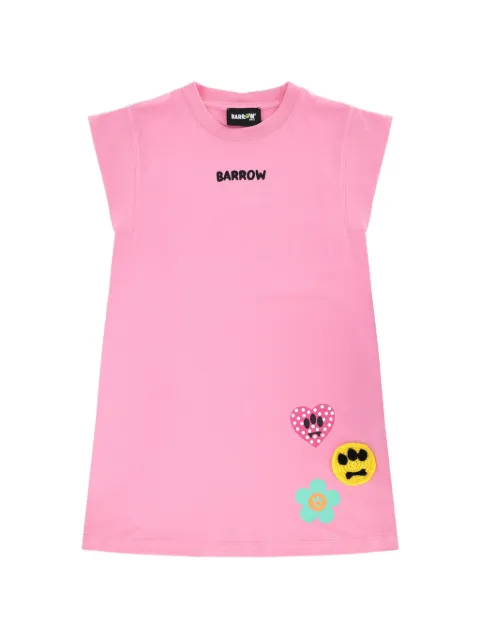 Barrow kids appliqué jersey dress