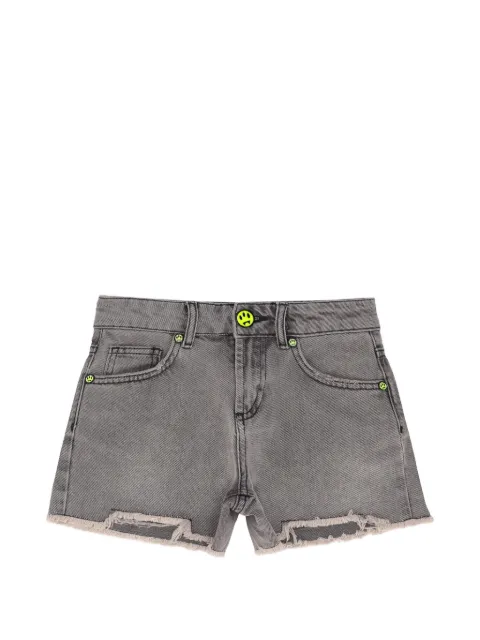 Barrow kids frayed denim shorts
