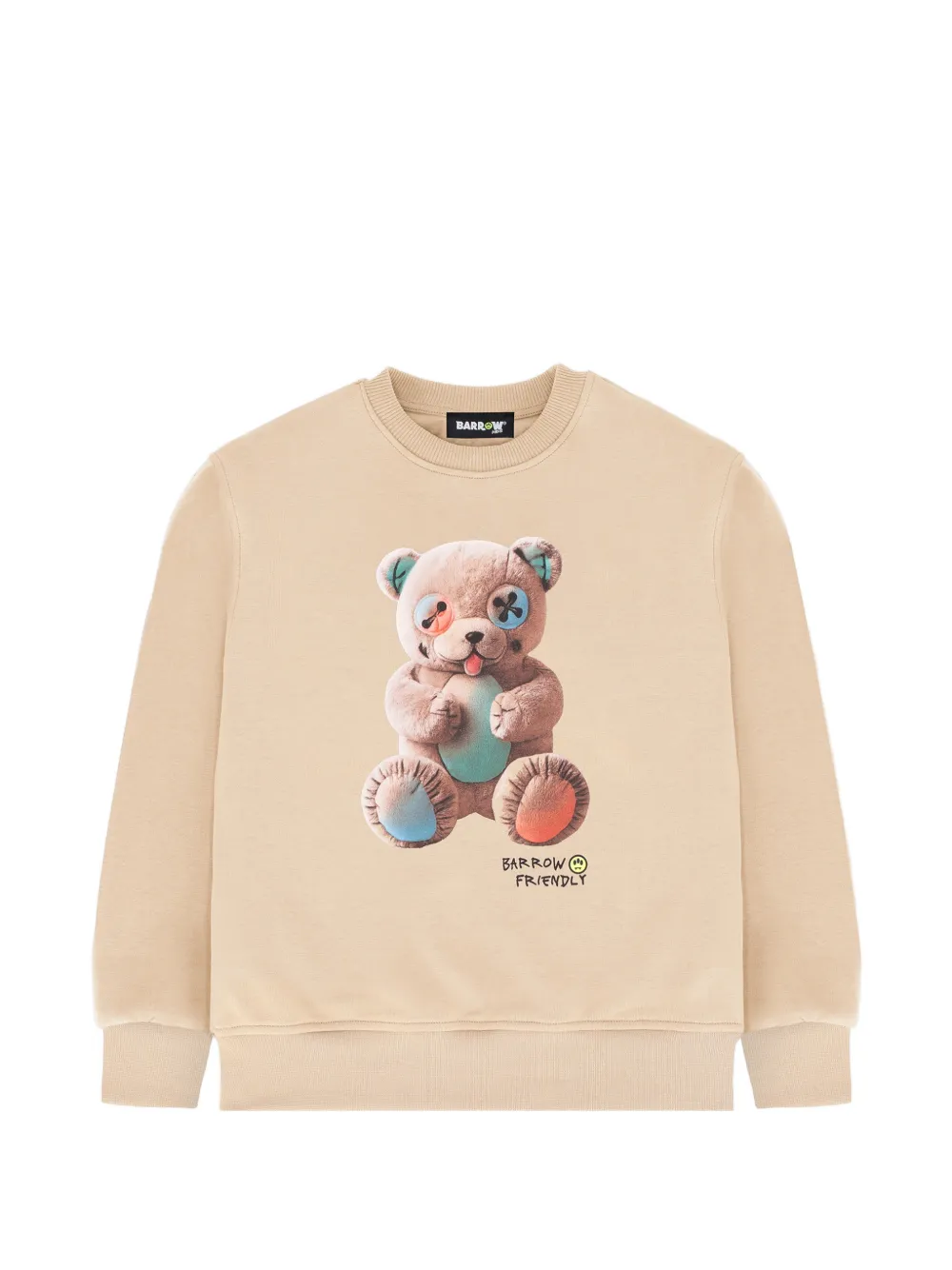 Barrow kids graphic sweatshirt - Toni neutri