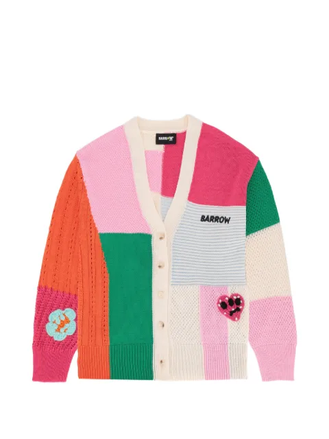 Barrow kids cárdigan con diseño patchwork