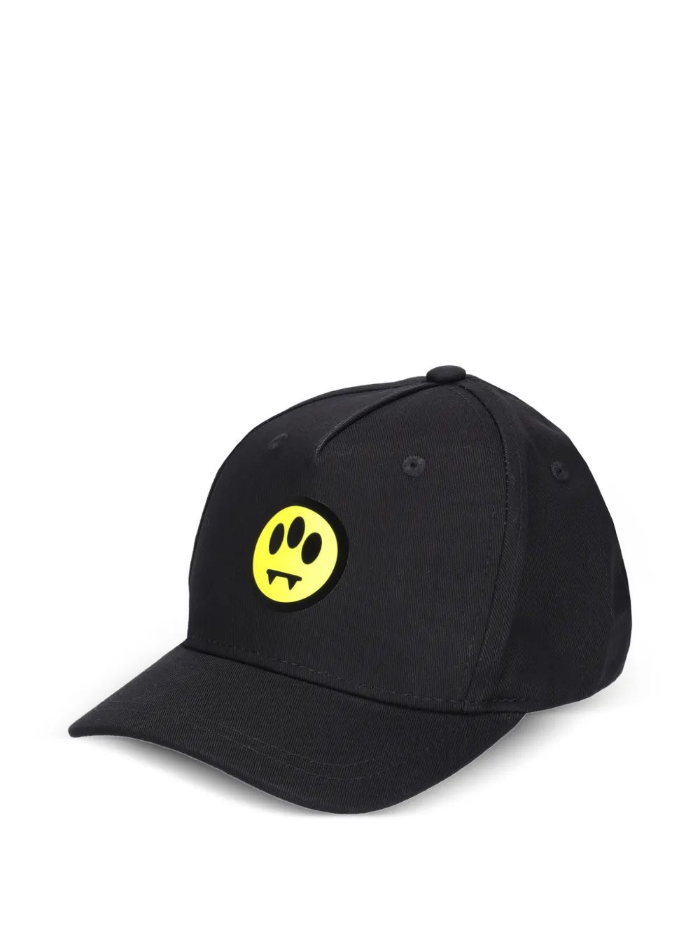 Barrow kids smiley-print baseball cap - Nero