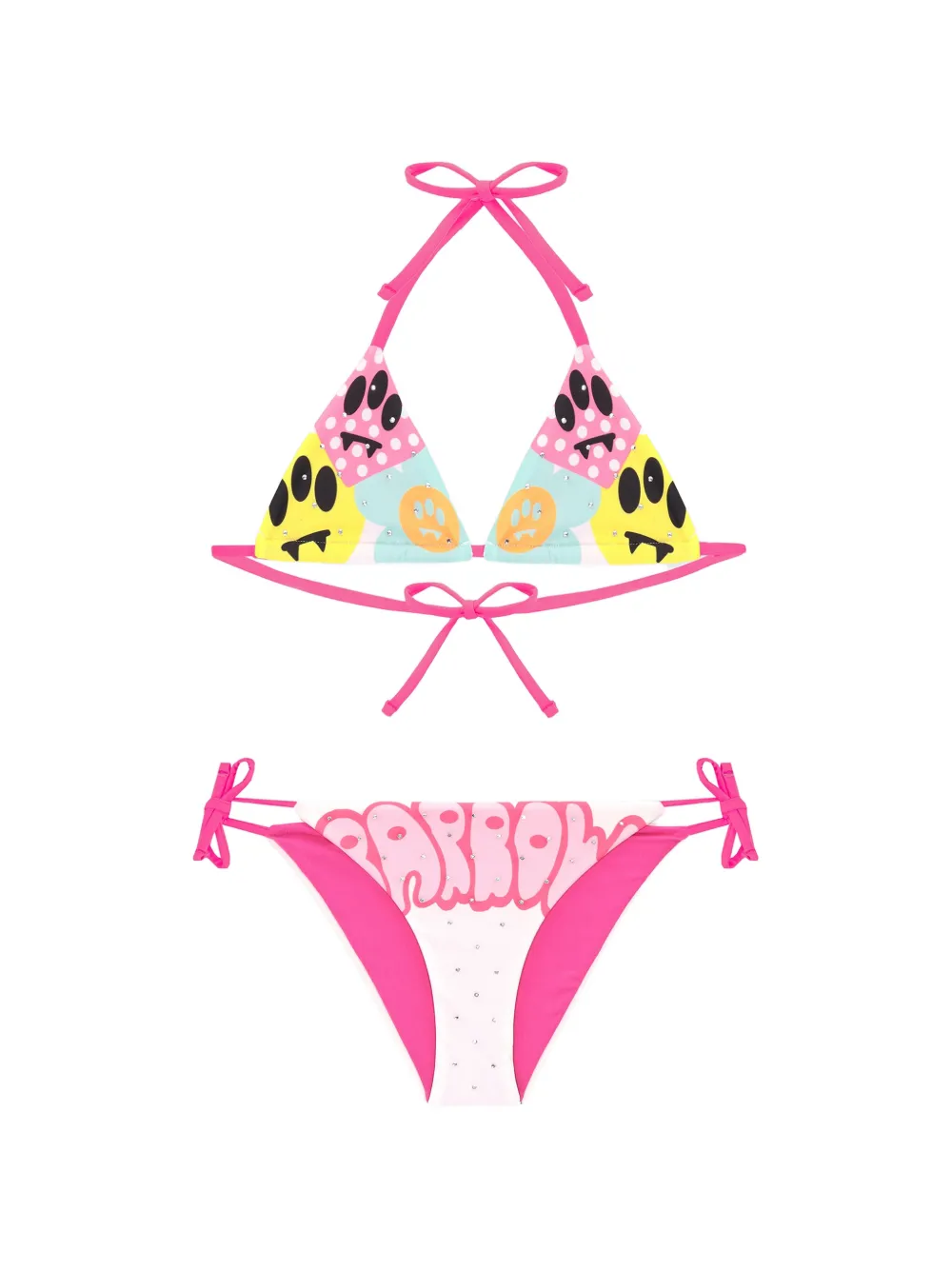 Barrow kids print bikini - Rosa