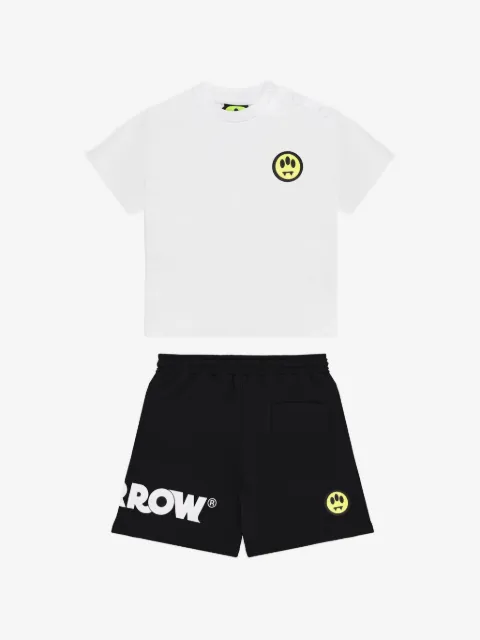 Barrow kids logo-detail shorts set
