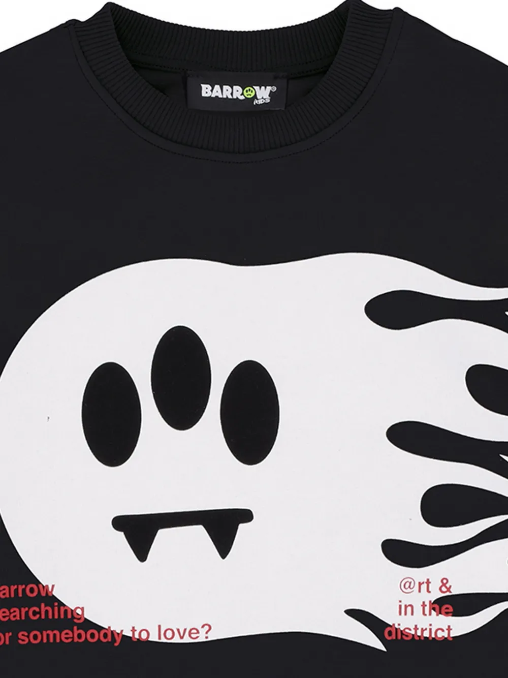 Barrow kids Sweater met print Zwart