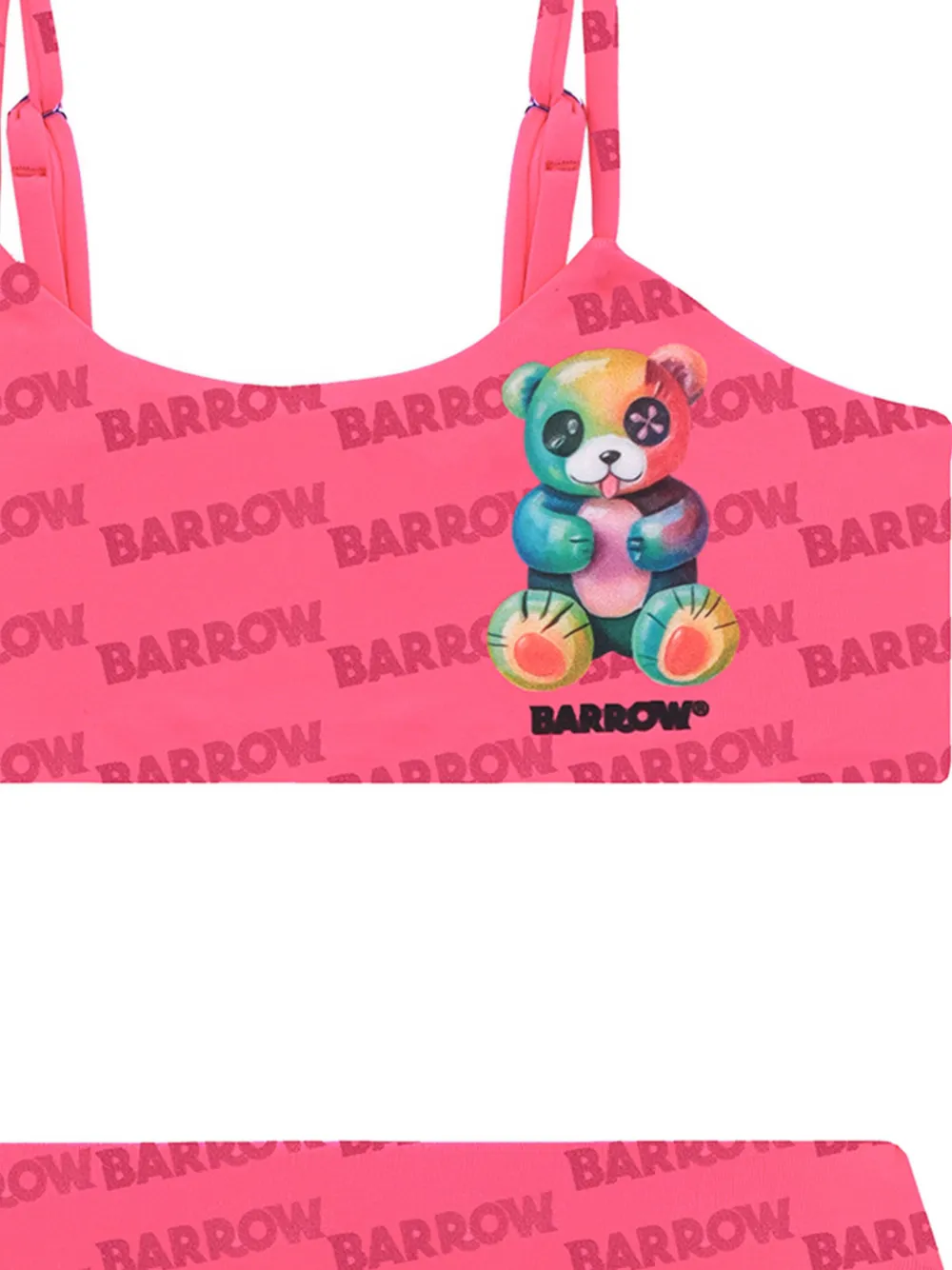 Barrow kids Teddy bikini met logo Roze