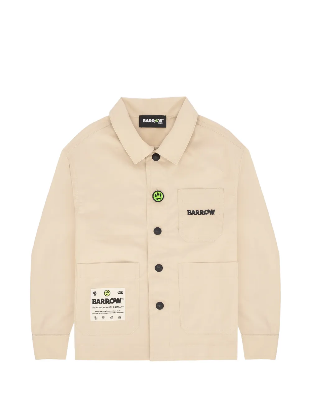 Barrow kids gabardine jacket - Toni neutri