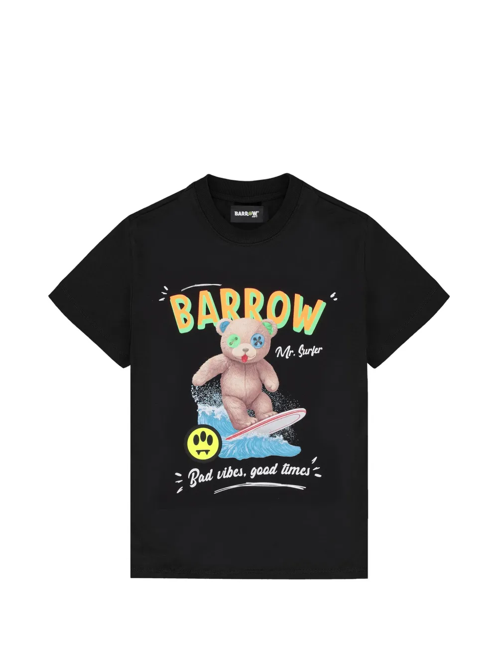 Barrow kids printed T-shirt - Nero