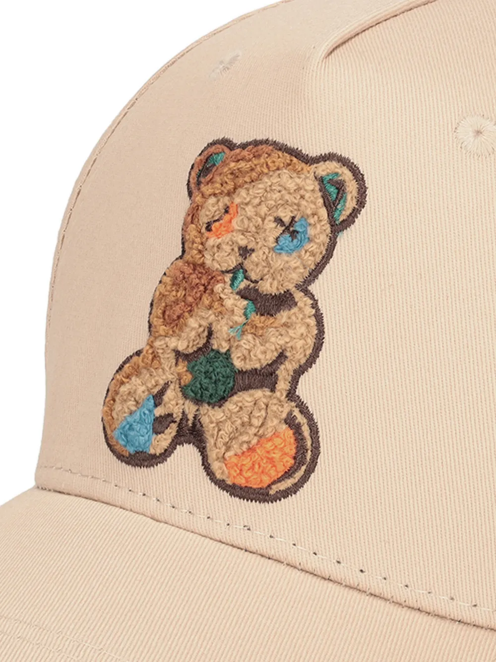 Barrow kids Honkbalpet met teddy-detail Beige