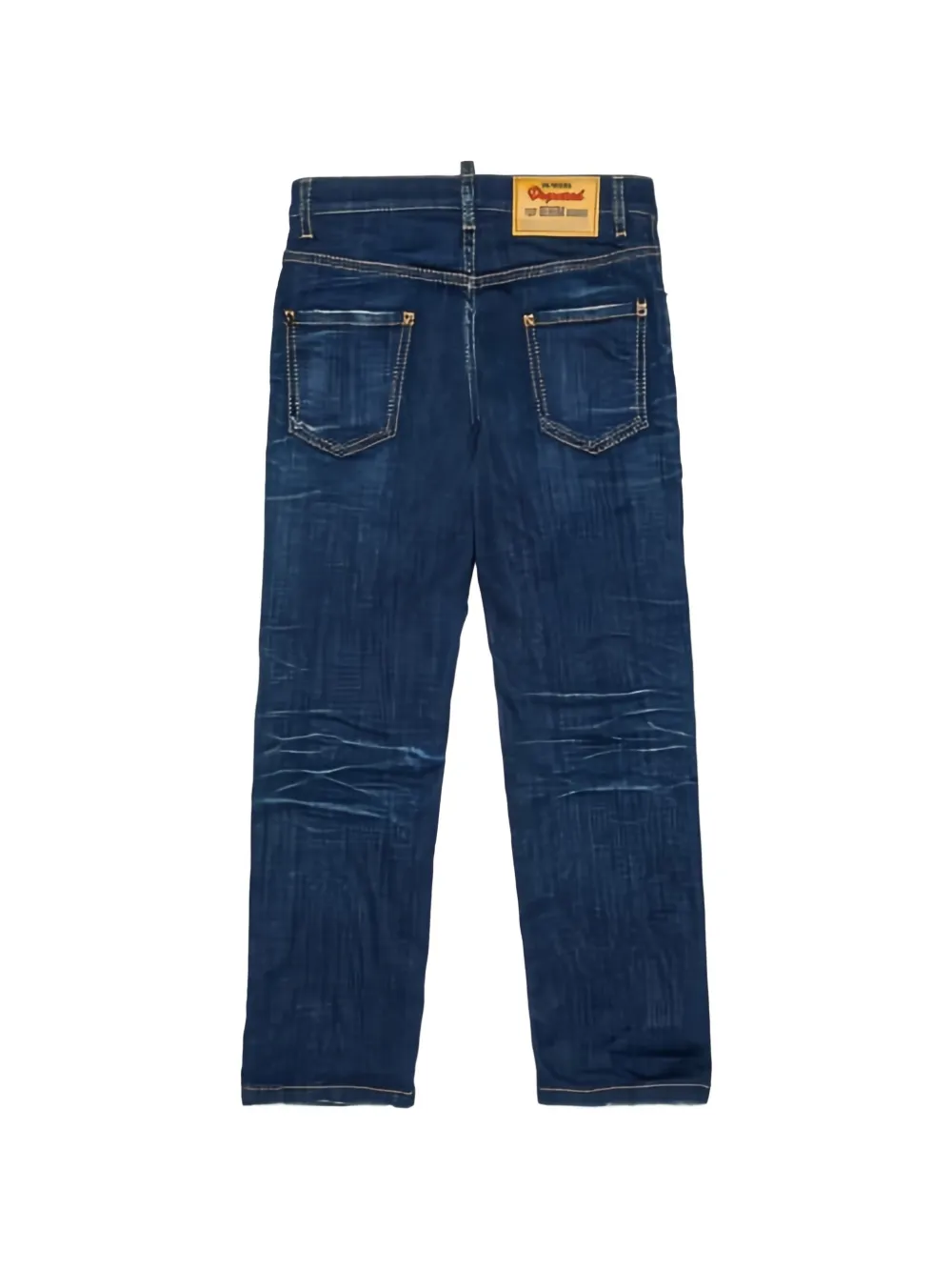  Dsquared2 Kids Denim Patch Trousers - Blue 
