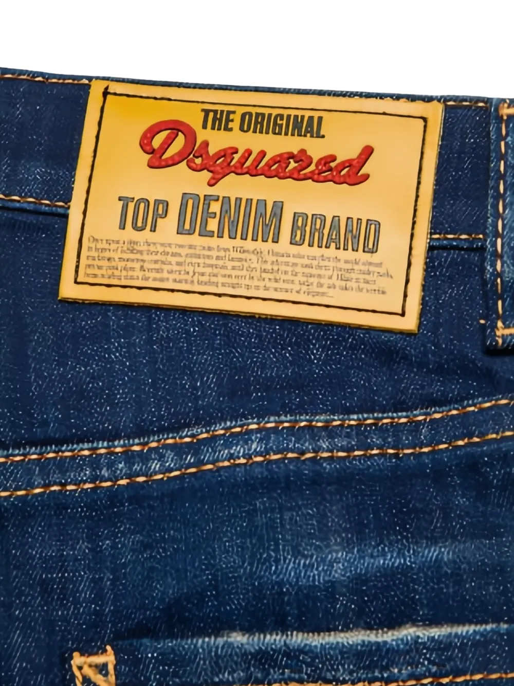 DSQUARED2 KIDS Spijkerbroek met patch Blauw