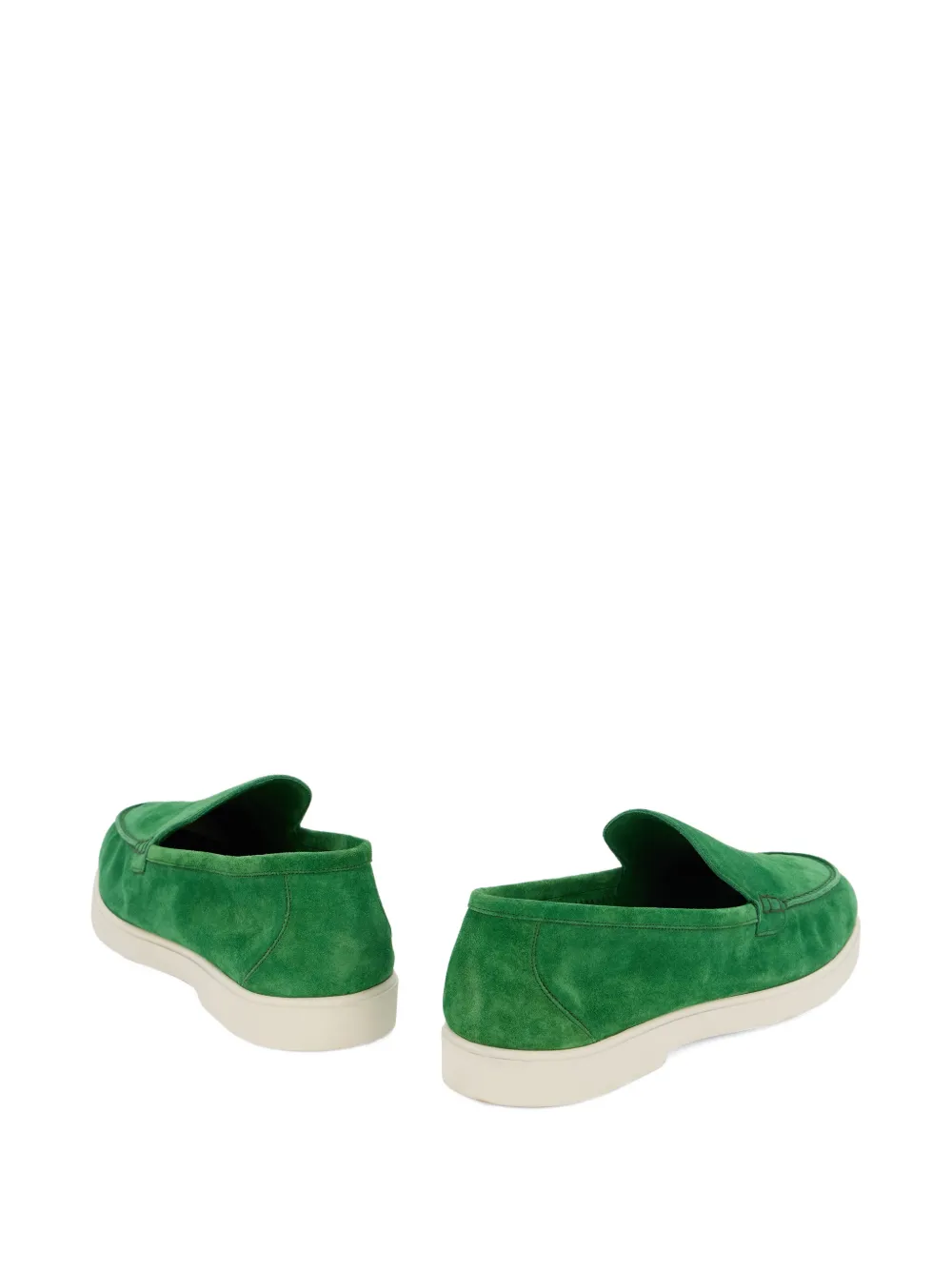 Moorer Cezanne slip-on loafers Groen