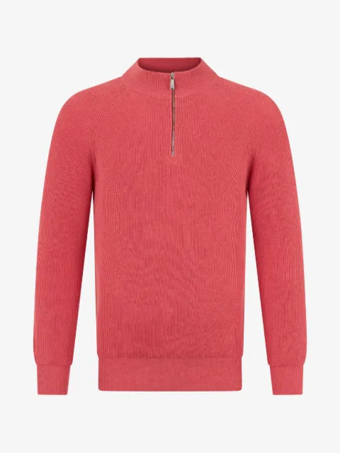 Moorer Basoli zip long-sleeve sweater