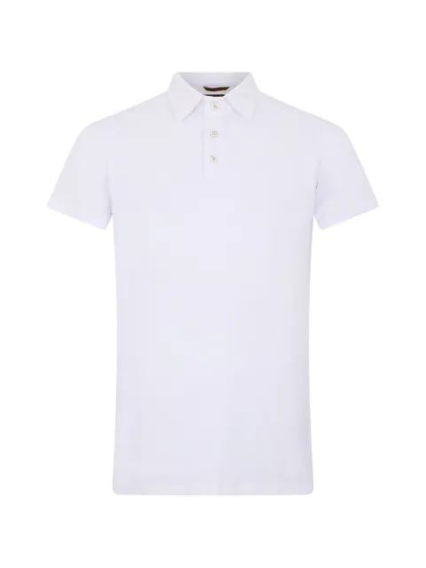 Moorer Pachino short-sleeved cotton polo shirt