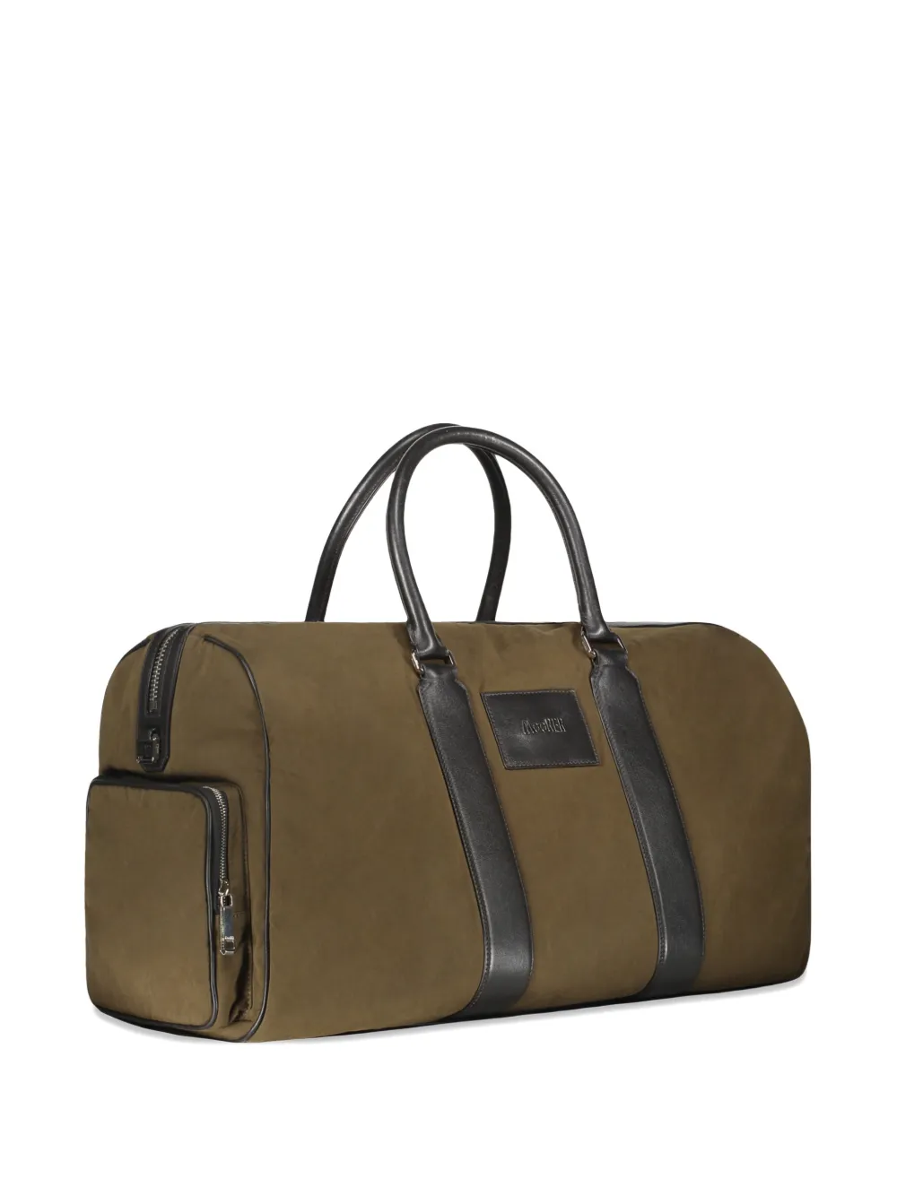 Moorer Neville logo-patch travel bag - Verde