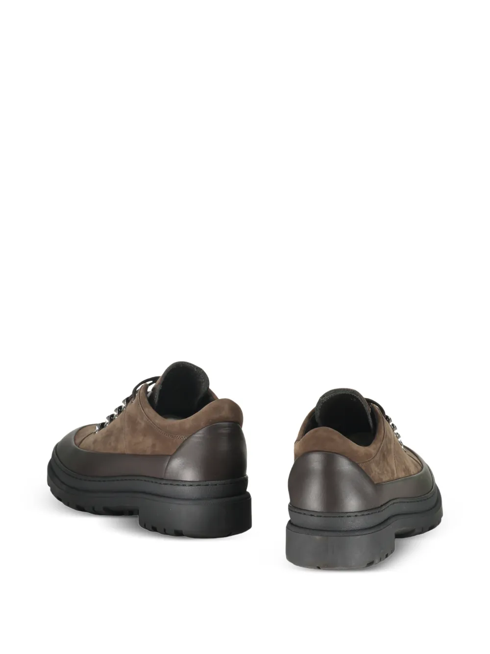 Moorer Roquen leren sneakers Bruin
