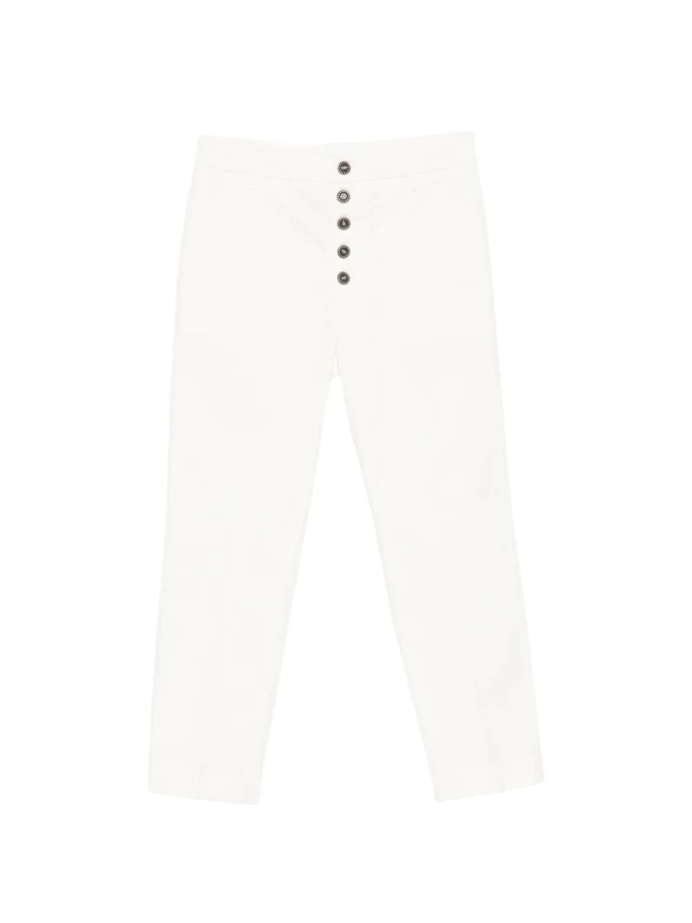 DONDUP buttoned trousers - Bianco