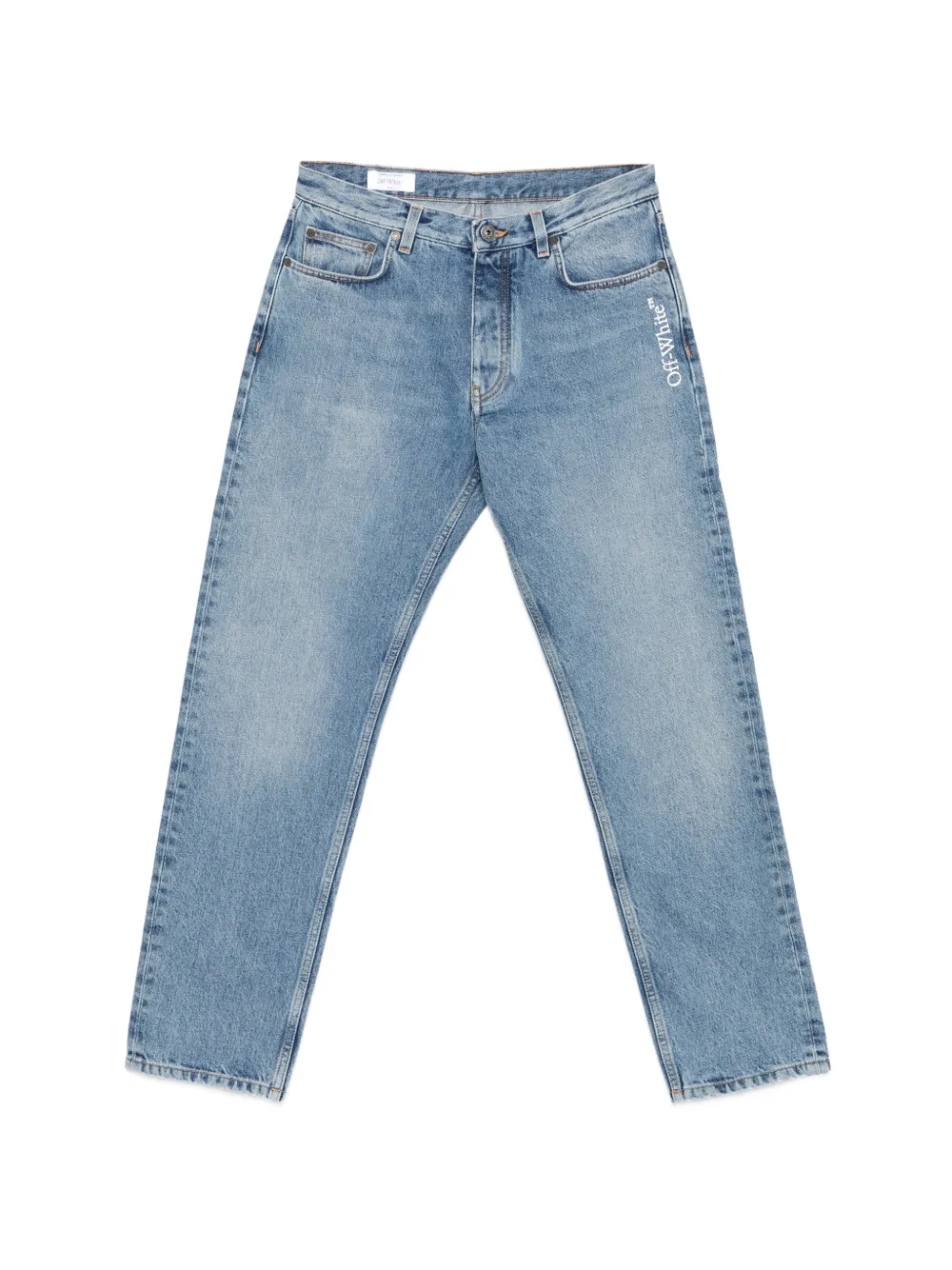 Off-White Half Arrow tapered jeans - Blu