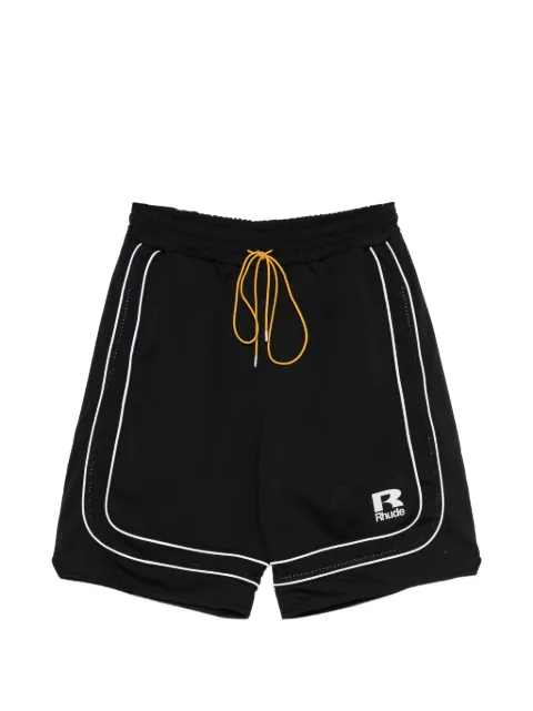 RHUDE Short listrado com ajuste no cós