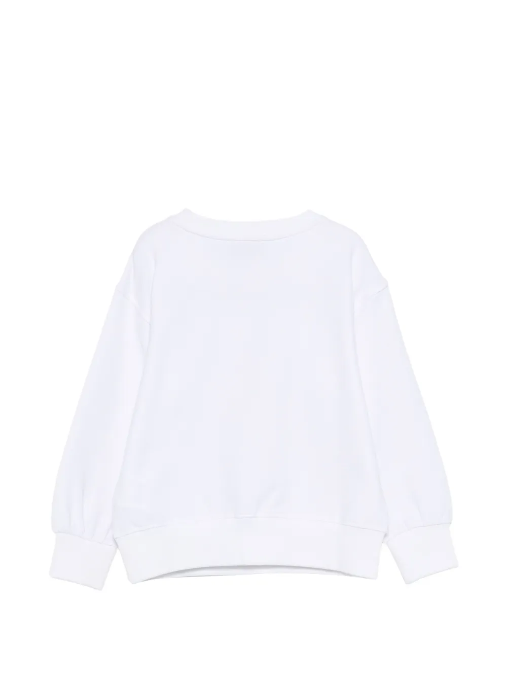 Moschino Kids Sweater met kersenprint Wit