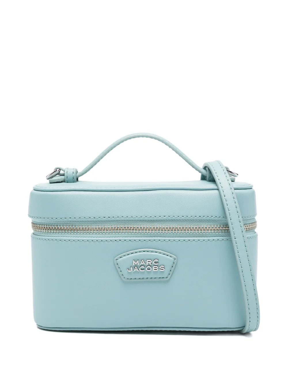 Marc Jacobs zip top handle make up bag - Blu